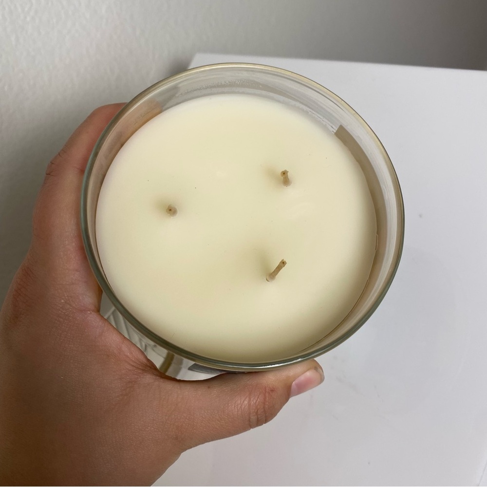 NWT BBW Butter Rum Eggnog 3-Wick Candle Holiday Scent - Picture 5 of 6
